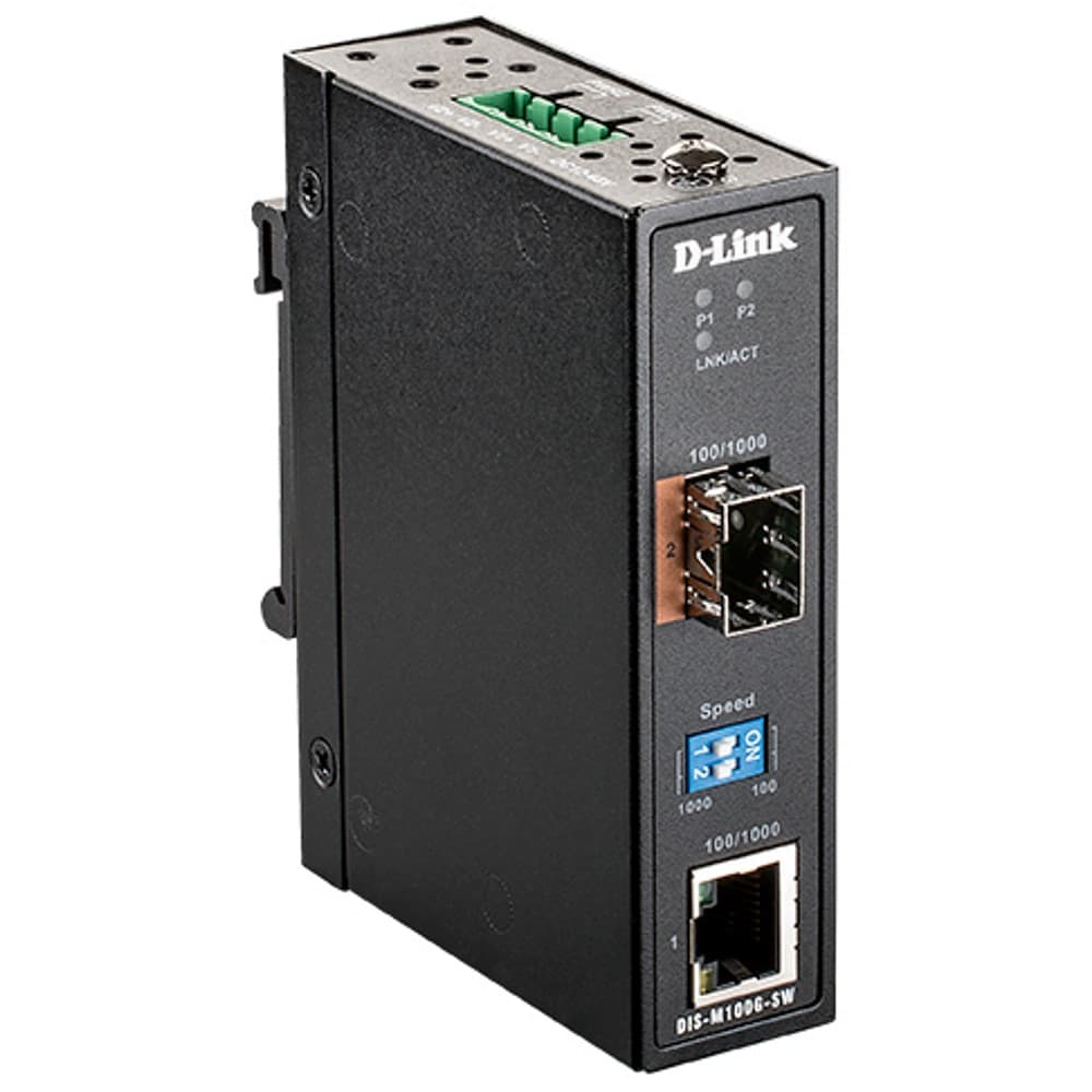 Картинка Медиаконвертер D-Link DIS-M100G-SW/A1A (DIS-M100G-SW/A1A) 