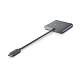 Картинка Адаптер Dell USB-C to HDMI/DP with Power Pass-Through (470-AEGY) 