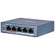 Картинка Коммутатор Hikvision DS-3E0105P-E/M(B) (DS-3E0105P-E/M(B)) 