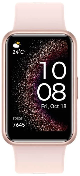 Смарт-часы Huawei Fit SE STA-B39 30мм 1.64" AMOLED корп.розовый рем.розовый разм.брасл.:130-210мм (55020ATE)
