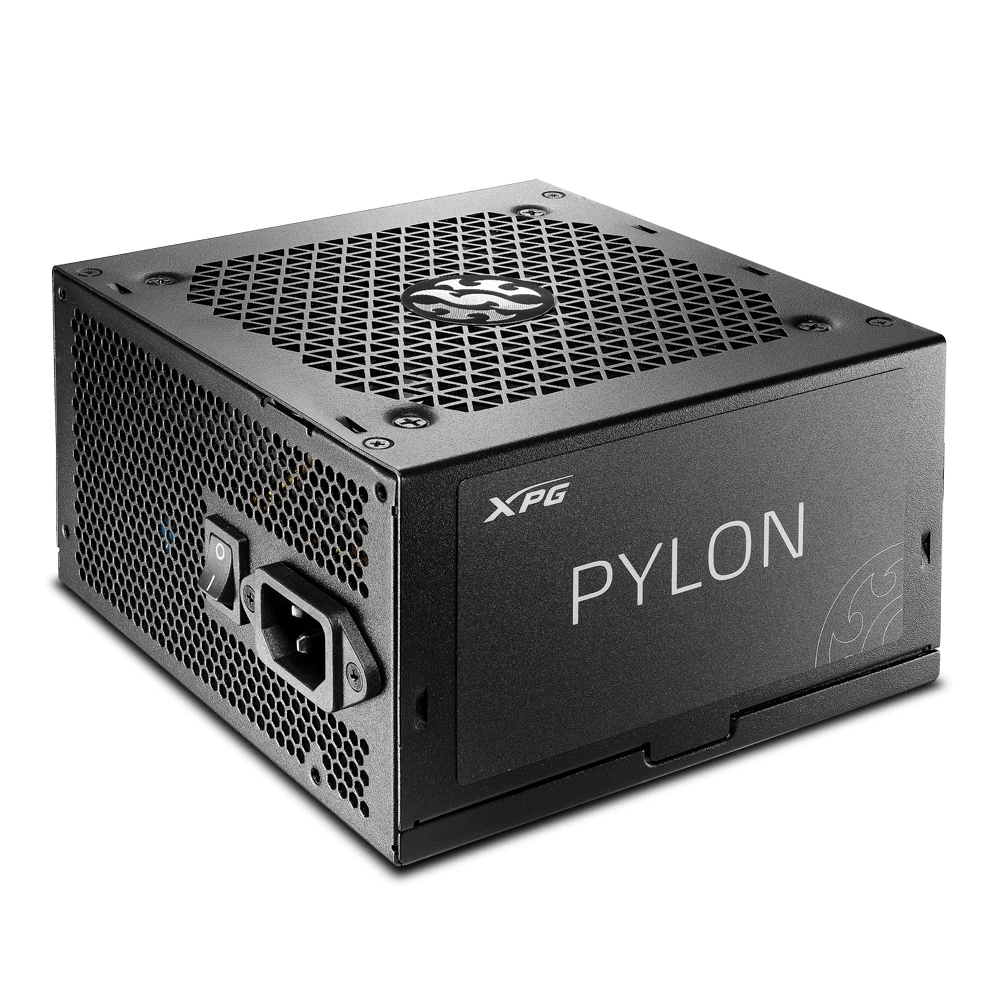 XPG PYLON650B-BLACKCOLOR Игровой блок питания чёрный (650 Вт, PCIe-2шт, ATX v2.31, Active PFC, 120mm Fan, 80 Plus Bronze) (PYLON650B-BKCEU)