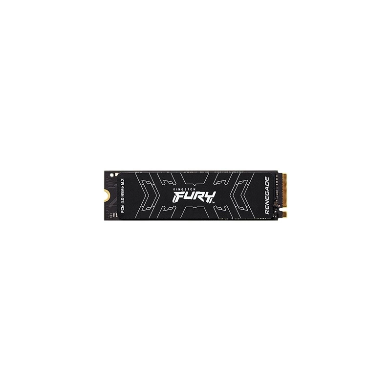 Твердотельный накопитель/ Kingston SSD Fury Renegade, 1000GB, M.2 22x80mm, NVMe, PCIe 4.0 x4, 3D TLC, R/ W 7300/ 6000MB/ s, IOPs 900 000/ 1 000 000, TBW 1000, DWPD 0.55, with Heat Spreader (5 лет) (SFYRSK/1000G)