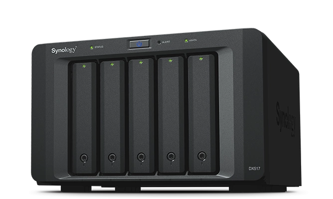 Synology DX517 Модуль расширения 5xHDD Hot Plug SATA(3,5" or 2,5"), eSATA, для DS1517+, DS1817+