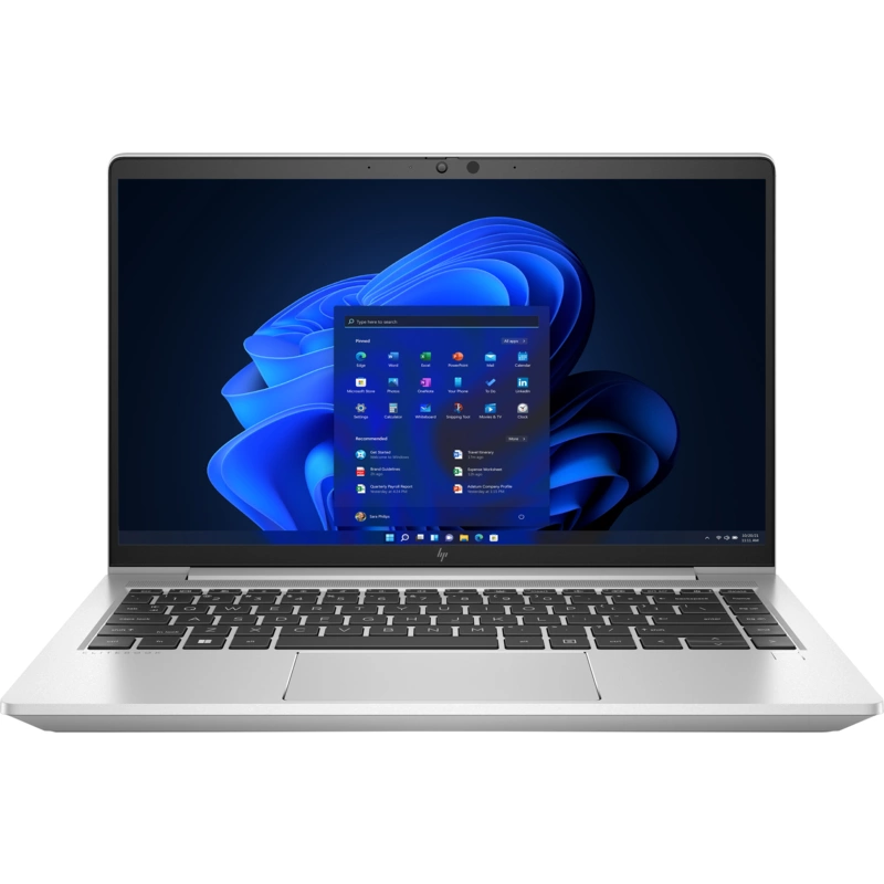 Ноутбук HP EliteBook 640 G9 14"(1920x1080)/ Core i7 1255U(1.7Ghz)/ 8192Mb/ 512SSDGb/ noDVD/ Int:Intel Iris Xe Graphics/ Cam/ BT/ WiFi/ LTE/ 3G/ 51WHr/ war 1y/ 1.37kg/ Pike Silver / DOS + EN Kbd (6S7E1EA)