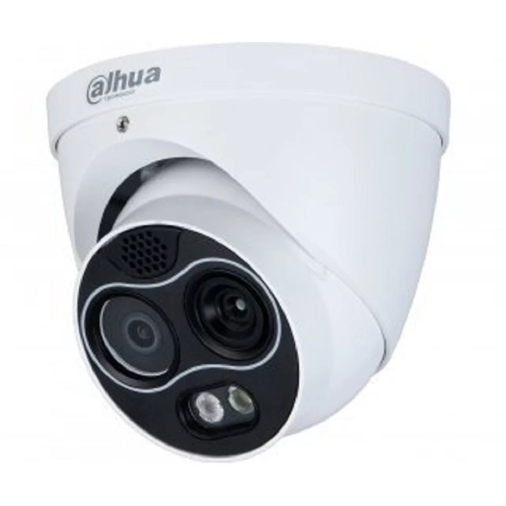 DAHUA DHI-TPC-DF1241-TB3F4-DW-S8 Двухспектральная тепловизионная IP-камера с ИИ, 1/ 2.7" Progressive CMOS, неохлаждаемый FPA детектор 256x192, объектив 3.5мм, ИК до 30м, IP67