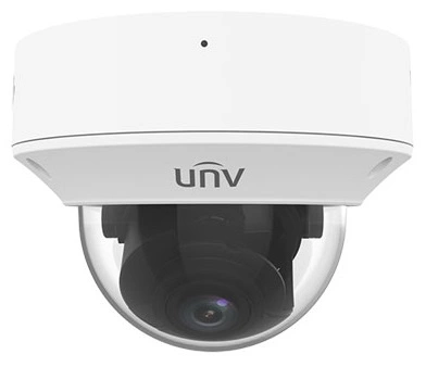 Uniview Видеокамера IP купольная антивандальная, 1/2.8" 8 Мп КМОП @ 20 к/с, ИК-подсветка до 40м., LightHunter 0.003 Лк @F1.6, объектив 2.8-12.0 мм моториз (IPC3238SB-ADZK-I0-RU)