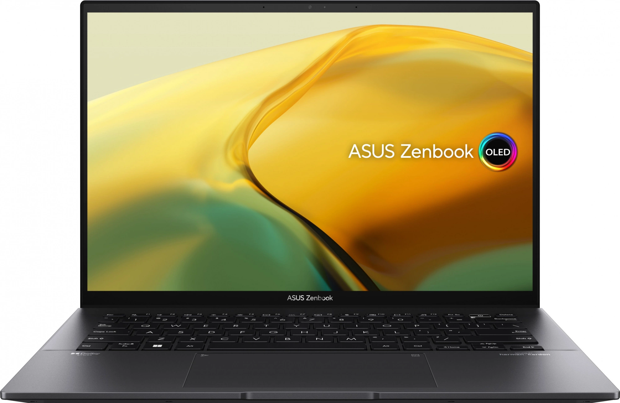 Ноутбук Asus Zenbook 14 UM3402YA-KP660 Ryzen 7 7730U 16Gb SSD1Tb AMD Radeon 14" IPS WQXGA (2560x1600) noOS black WiFi BT Cam Bag (90NB0W95-M014W0)