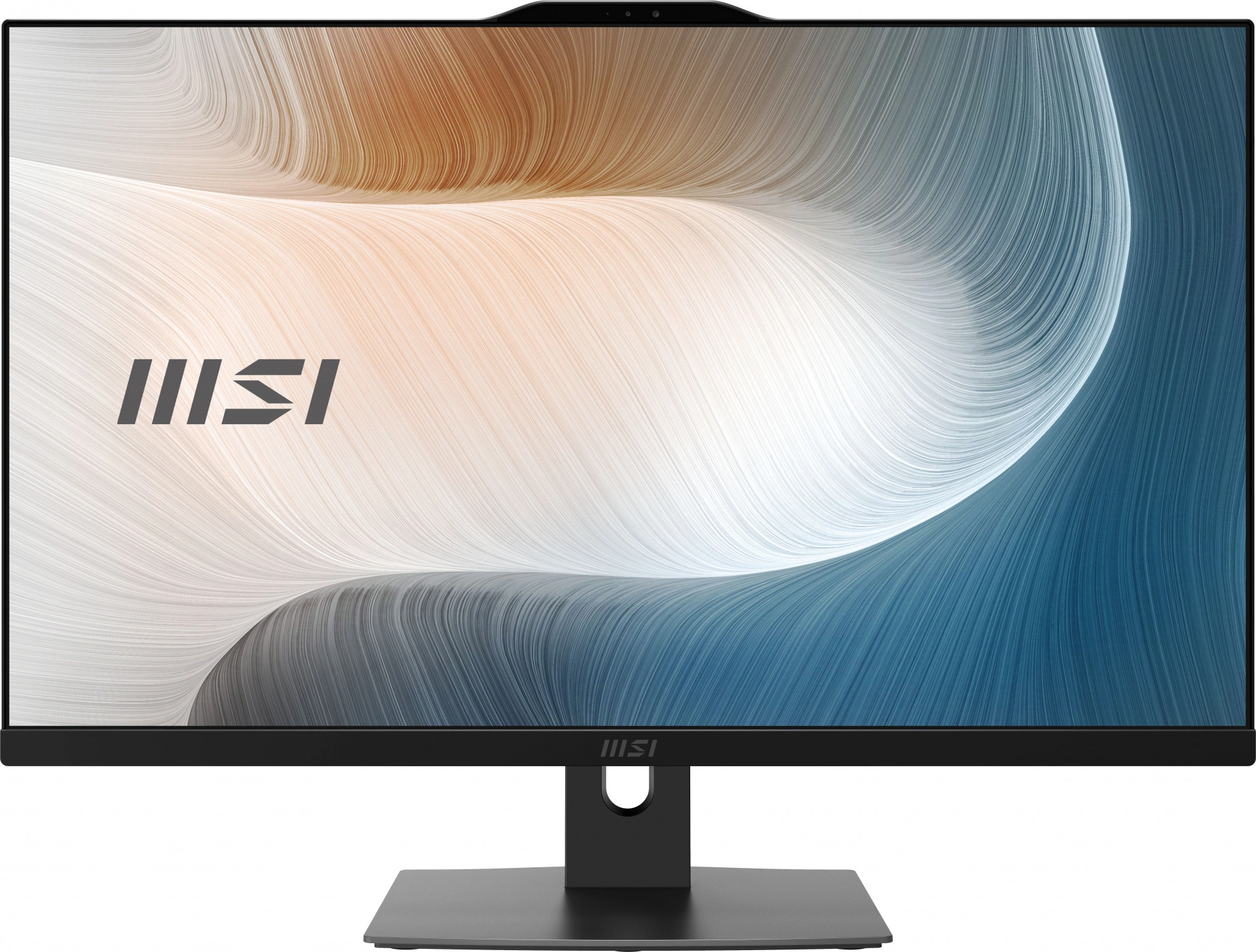MSI Modern AM272P 12M AiO 27" FHD (1920x1080)IPS AG Non-touch, Core i5-1235U (1.3GHz), 16GB DDR4 (2x8GB), 512GB SSD M.2, Intel UHD, WiFi, BT, camera, WirelessKB&mouse Eng/ Rus, NoOS,1y war-ty,Black (9S6-AF8211-484)