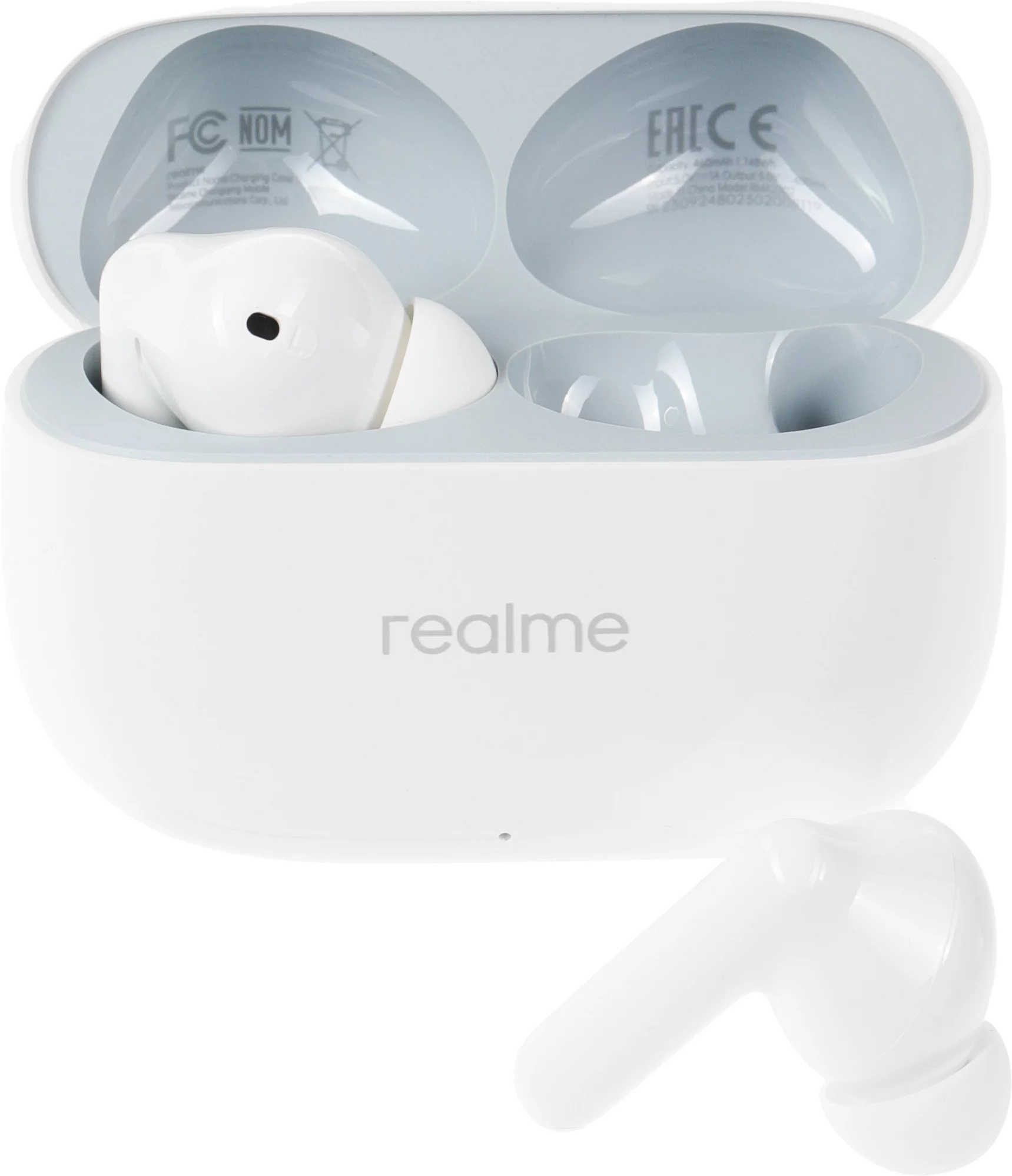 Наушники внутриканальные Realme Buds T300 RMA2302 белый беспроводные bluetooth в ушной раковине (631209000024)