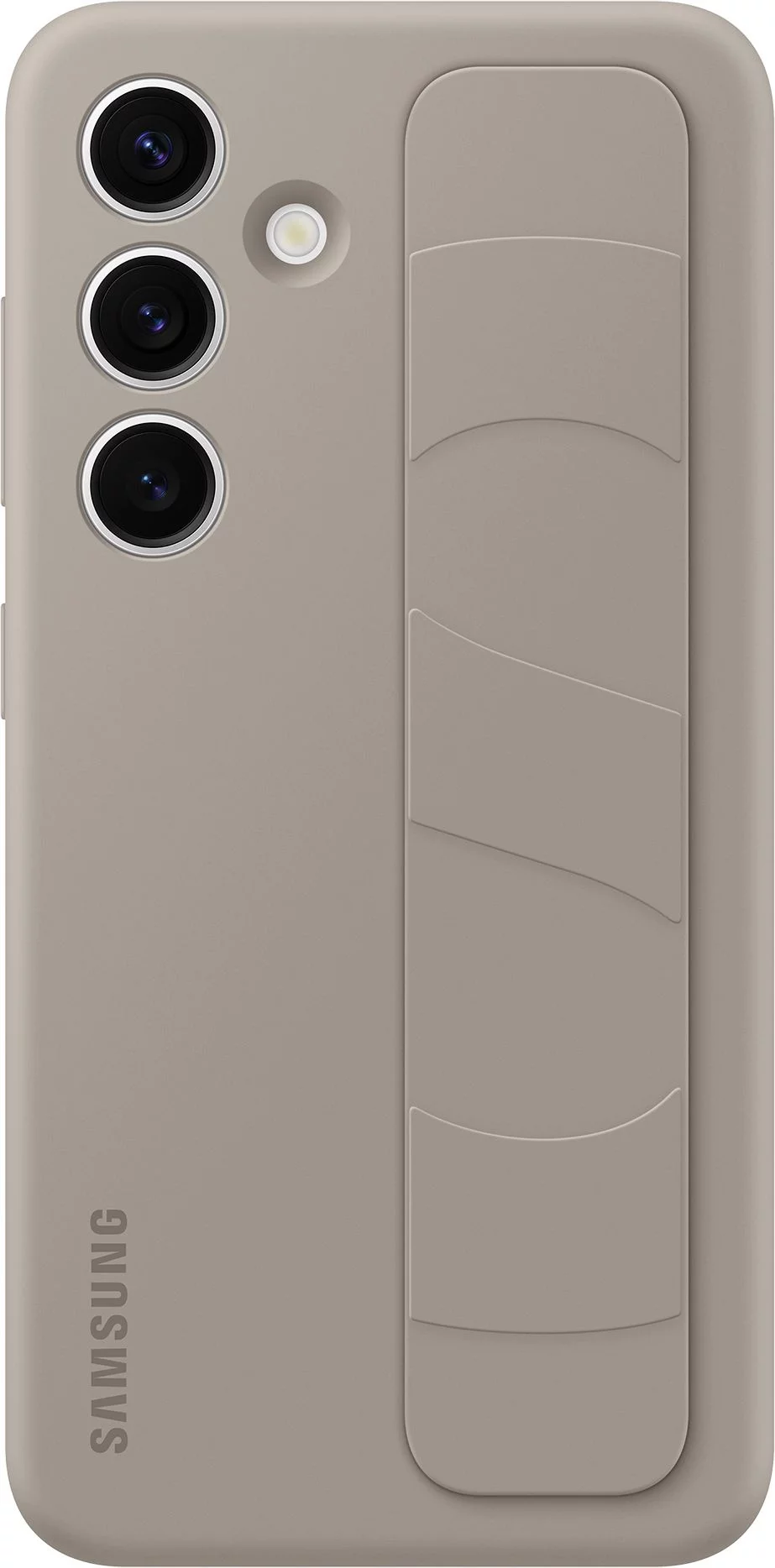 Чехол (клип-кейс) Samsung для Samsung Galaxy S24+ Standing Grip Case S24+ серо-коричневый (EF-GS926CUEGRU)