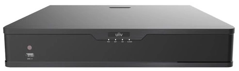 Uniview Видеорегистратор IP 16-ти канальный 4K с 16 PoE портами; Входящий поток на запись до 320Мбит/ с; Поддерживаемые форматы сжатия: Ultra 265 (NVR304-16E2-P16)