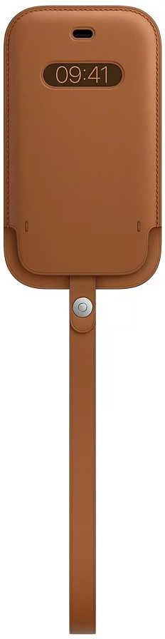 Чехол (футляр) Apple для Apple iPhone 12 mini Leather Sleeve with MagSafe золотисто-коричневый (MHMP3ZE/ A) (MHMP3ZE/A)