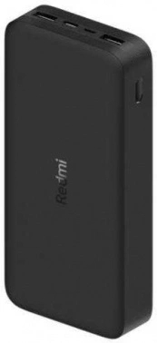 Мобильный аккумулятор Xiaomi Redmi Power Bank PB200LZM 20000mAh 2.4A QC 2xUSB черный (VXN4304GL)