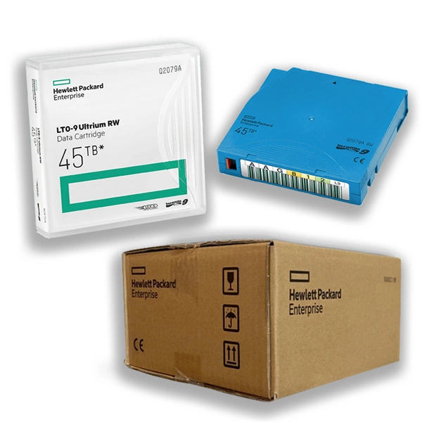 HPE Ultrium LTO9 45TB bar code non custom labeled cartridge 20 pack (for libraries & autoloaders; incl. 20 x Q2078L) analog Q2078AL (Q2079AN)