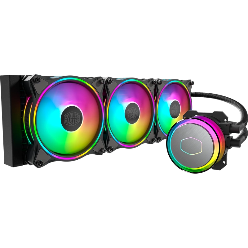 Система охлаждения / MLX-D36M-A18P2-
R1 / Cooler Master MasterLiquid ML360
Illusion (300W, 360mm, ARGB, fans:
3x120mm/47.2CFM/30dBa/1800rpm,
2066/2011-
v3/2011/1700/1200/1156/1155/1151-v2/1151
-
v1/1150/AM4/AM3+/AM3 (MLX-D36M-A18P2-R1)