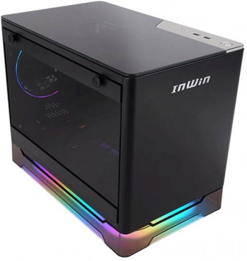 Корпус Inwin CF08B (A1 Prime) черный 750W miniITX 2x120mm 2xUSB3.0 audio (CF08B (A1 PRIME) 6151396)
