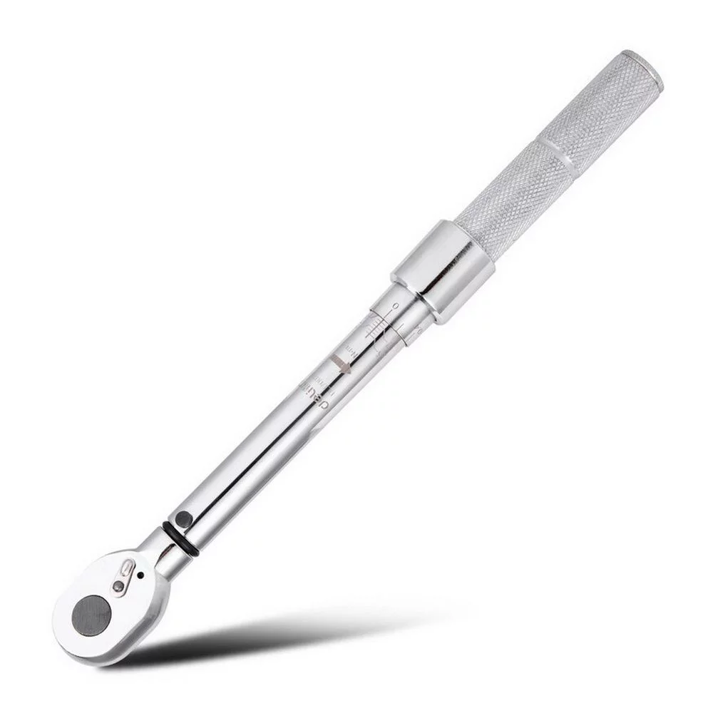 Ключ Deli Динамометрический ключ предельный Deli DL170025 5-25Нм, 3/ 8", головка Cr-Mo, 72 зуба, точность +/ - 3%, противоскользящая рукоятка, кейс