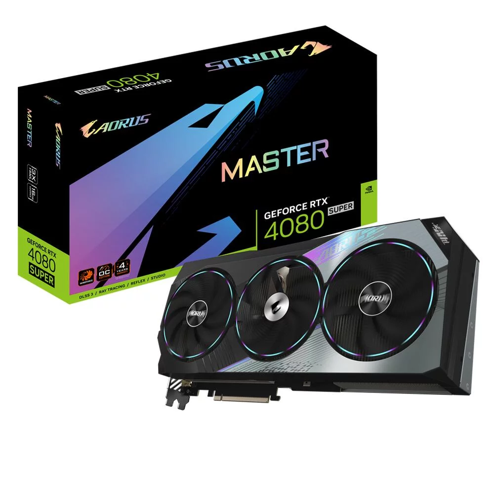 RTX4080 SUPER AORUS MASTER 16GB RTL (GV-N408SAORUS M-16GD)