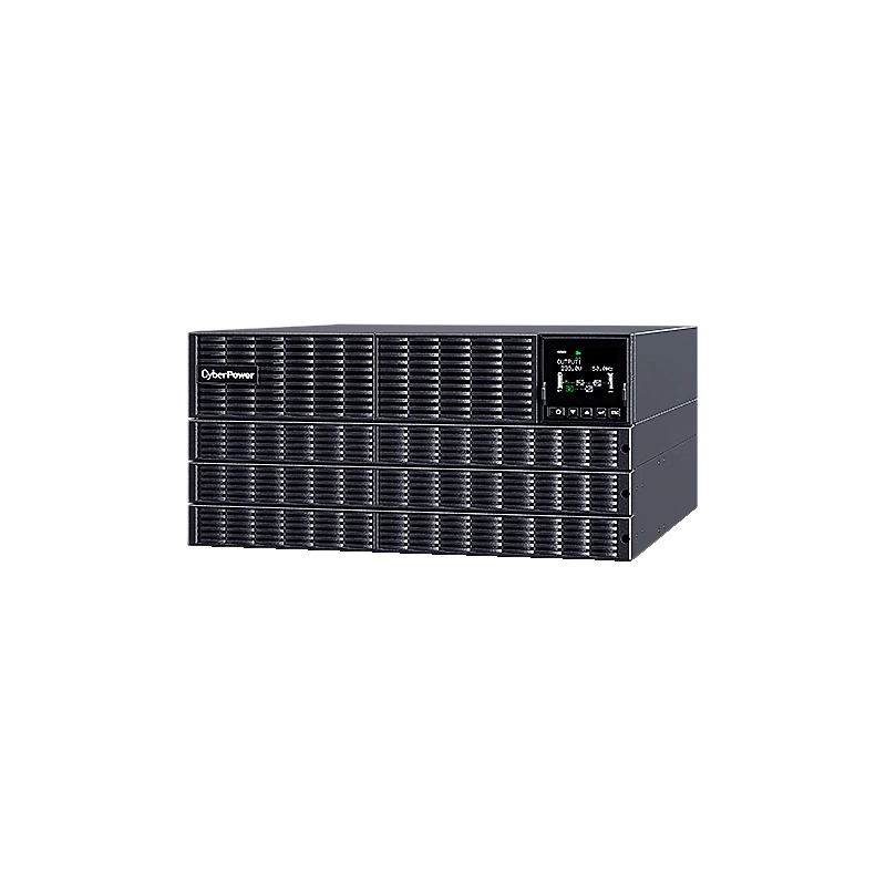 Источник бесперебойного питания/ UPS CyberPower OLS6KERT5U Online 6000VA/ 6000W USB/ RS-232/ Dry/ EPO/ SNMP/ CloudCard/ (4 IEC С13, 4 IECC19, terminal block)/ bat.detect./ МВ