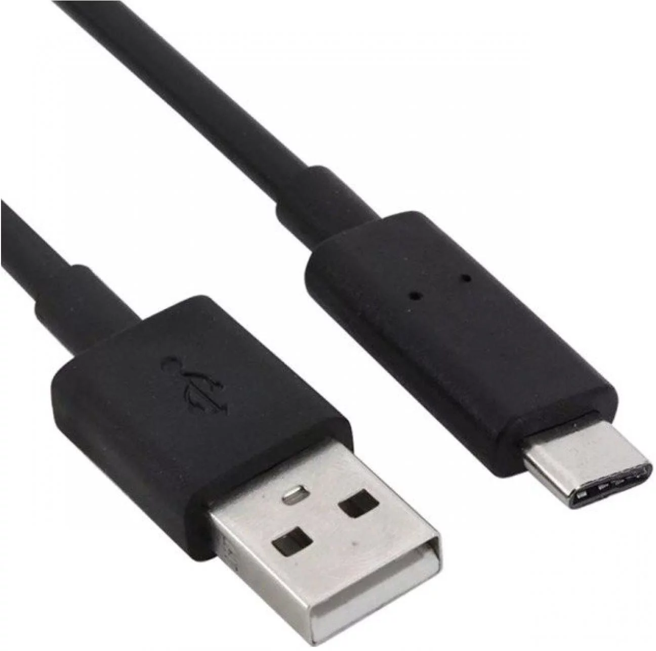 Кабель Premier 5-933M2 1.0BK USB-A-USB Type-C (m) 1м черный пакет