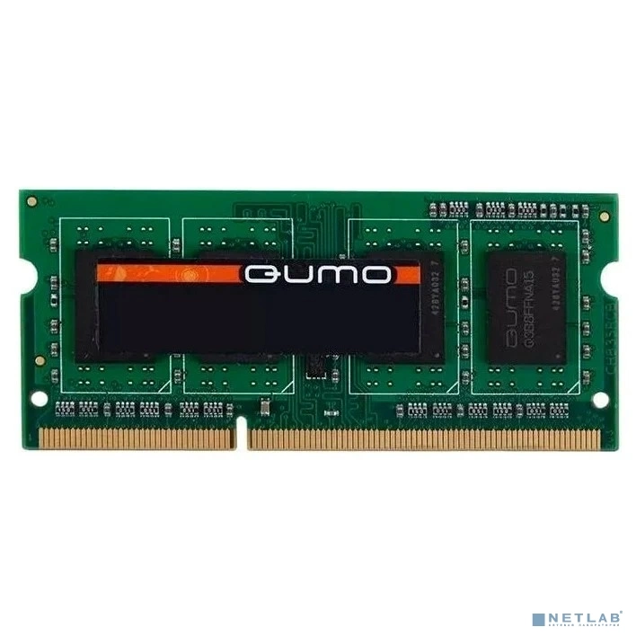 QUMO DDR3 SODIMM 4GB QUM3S-4G1333C(L)9 PC3-10600, 1333MHz (QUM3S-4G1333C9)