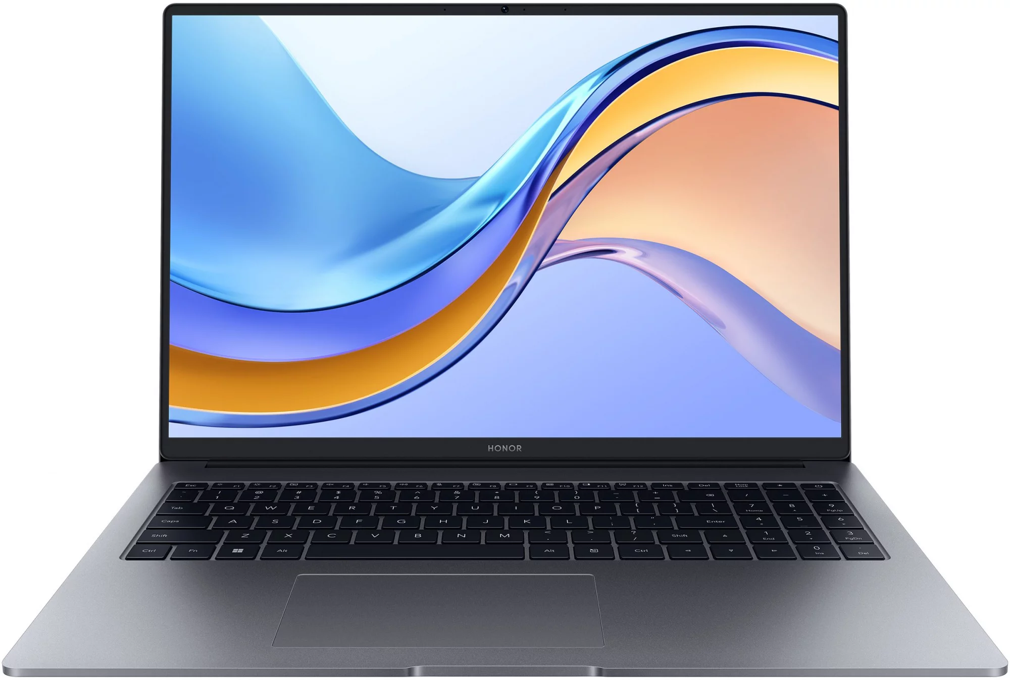 Ноутбук Honor MagicBook X16 2024 BRN-F56 Core i5 12450H 16Gb SSD512Gb Intel UHD Graphics 16" IPS WQXGA (1920x1200) Windows 11 Home grey WiFi BT Cam (5301AHGW)