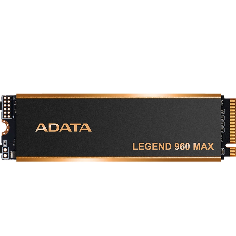 Твердотельный накопитель/ ADATA SSD LEGEND 960 MAX, 4000GB, M.2(22x80mm), NVMe 1.4, PCIe 4.0 x4, 3D NAND, R/W 7400/6800MB/s, IOPs 700 000/550 000, TBW 3120, DWPD 0.43, with BIG Heat Spreader (5 лет) (ALEG-960M-4TCS)