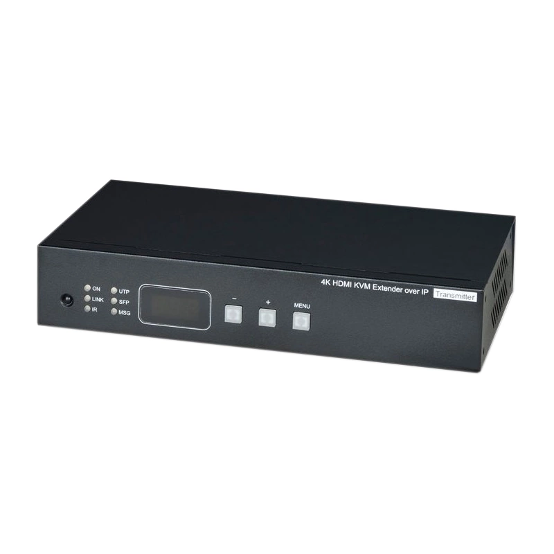 Передатчик/ SC&T HKM02BPT-4K Передатчик KVM: HDMI(1.4, до 4K(30Гц), USB, аудио, RS232 и ИК сигналов по Ethernet до 150м (CAT5e/ CAT6), поддержка питания устройства по стандарту PoE 802.3af.