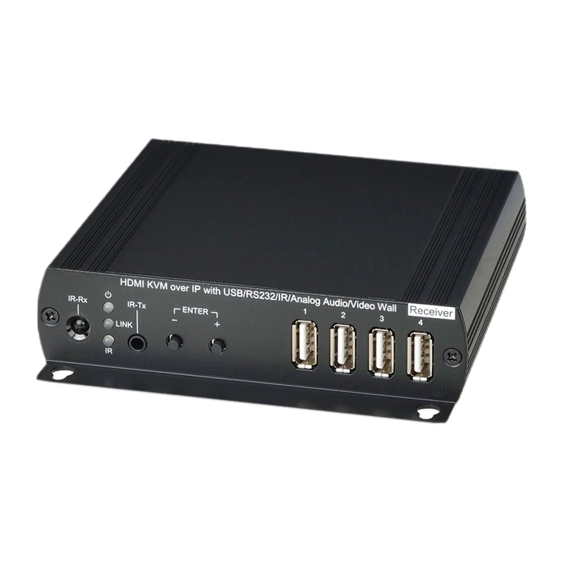 Приёмник/ SC&T HKM02BR Приемник KVM: HDMI(1080p и 1920x1200 (WUXGA), 60Гц), USB, аудио, RS232 и ИК сигналов по Ethernet до 150м (CAT5e/CAT6).