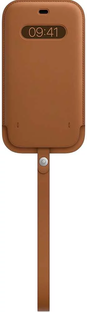 Чехол (футляр) Apple для Apple iPhone 12 Pro Max Leather Sleeve with MagSafe золотисто-коричневый (MHYG3ZE/ A) (MHYG3ZE/A)