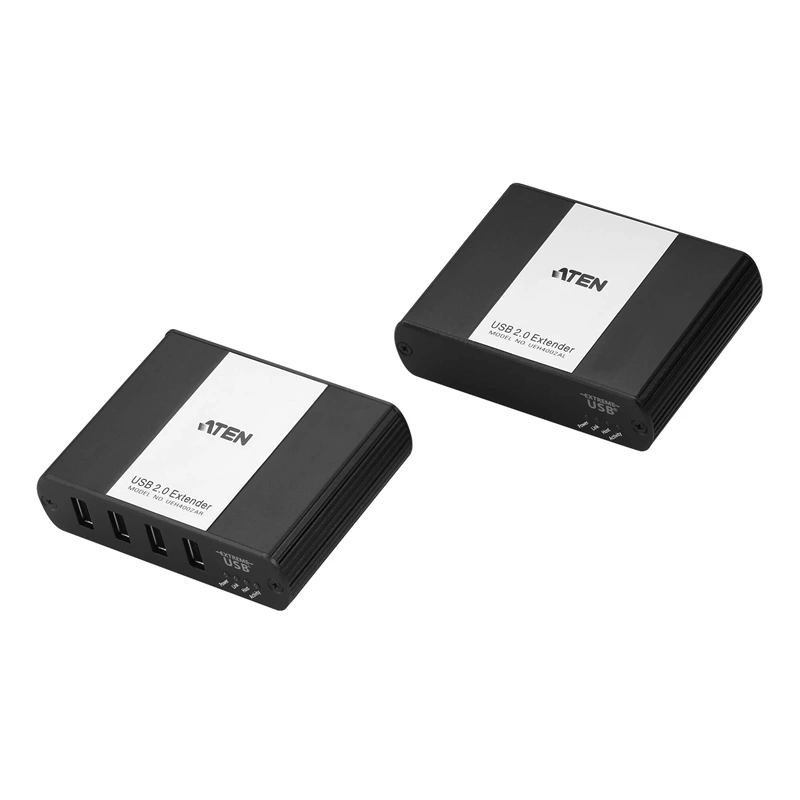 4-портовый USB 2.0-удлинитель по кабелю Cat.5 (UEH4002A)