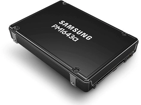 Samsung Enterprise SSD, 2.5"(SFF), PM1643a, 6400GB, SAS, 12Gb/ s, R2100/ W2000Mb/ s, IOPS(R4K) 400K/ 90K, MTBF 2M, 3DWPD/ 5Y, OEM (MZILT6T4HALA-00007)