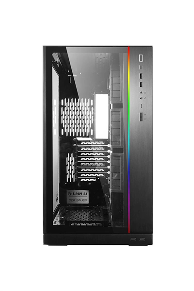 LIAN LI PC-O11 Dynamic XL ROG Certify Black, Full-Tower: E-ATX, ATX, Micro-ATX, ITX, 4xUSB 3.0, 1xUSB 3.1 Type C, 1xAudio, Included Fans: none (G99.O11DXL-X.00)