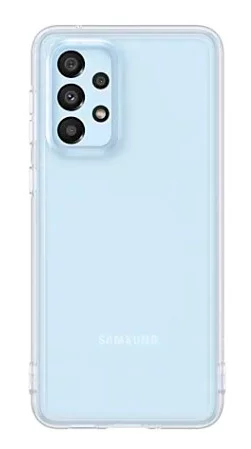 Чехол (клип-кейс) Samsung для Samsung Galaxy A33 5G Soft Clear Cover черный (EF-QA336TBEGRU)