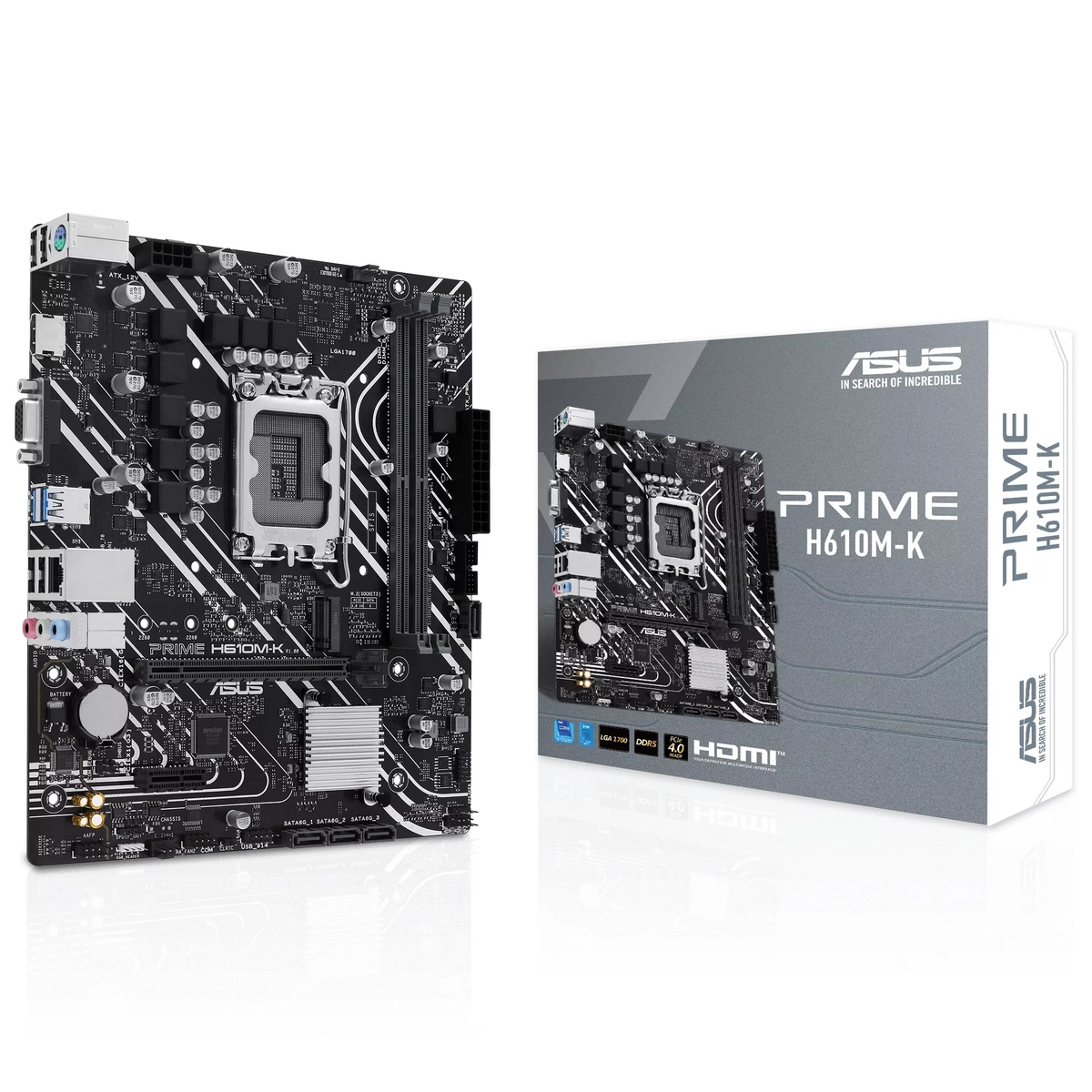 PRIME H610M-K / LGA1700,H610,DDR5,U32 GEN 1,M.2,MB (90MB1GA0-M0EAY0)