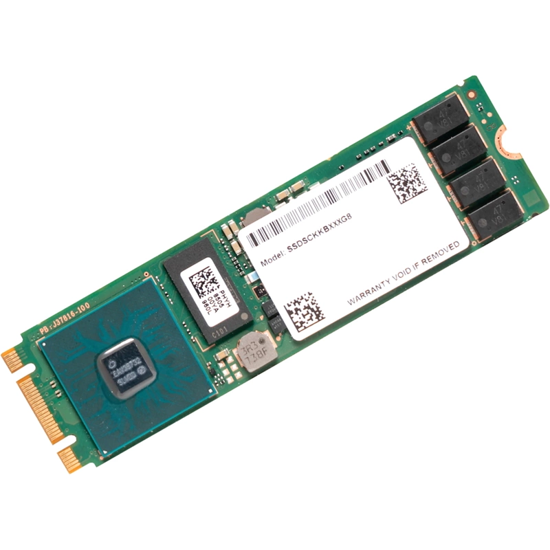 Intel SSD D3-S4510 Series, 960GB, M.2(22x80mm), SATA3, TLC, R/ W 555/ 510MB/ s, IOPs 91 000/ 23 000, TBW 2300, DWPD 1 (12 мес.) (SSDSCKKB960G801)