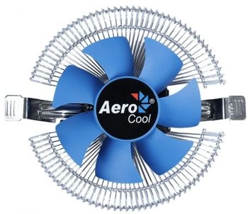 Устройство охлаждения(кулер) Aerocool Verkho I Soc-1151/1200 4-pin 12-30dB Al 90W 190gr Ret (VERKHO I PWM)