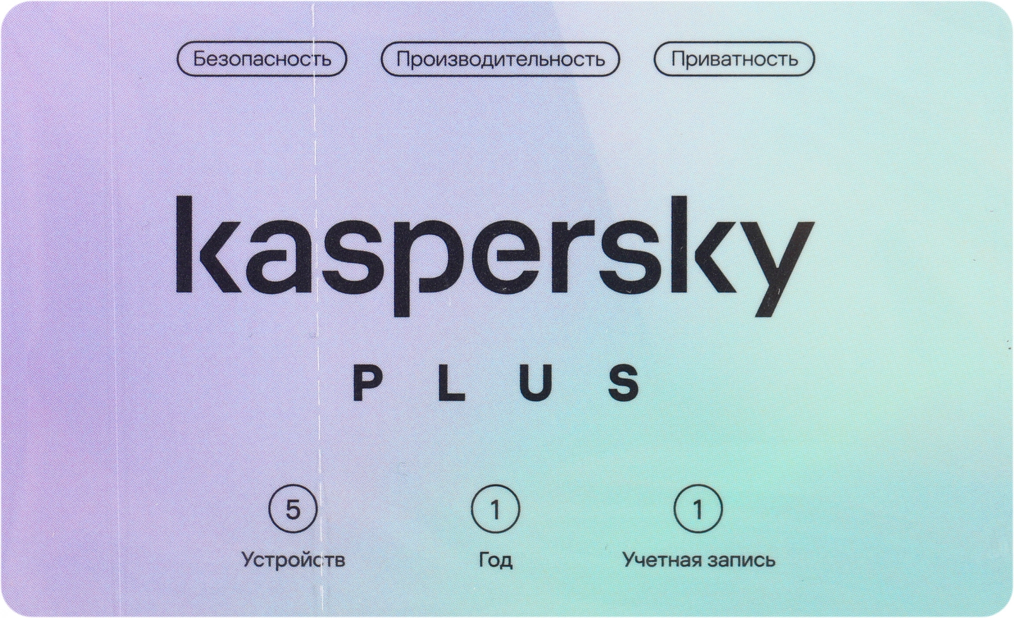 Программное Обеспечение Kaspersky Plus + Who Calls. 5-Device 1 year Base Card (KL1050ROEFS)